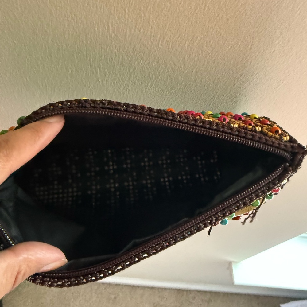 Coconut Shell Beaded Crossbody- Panama - Multicolor- - Picture 2 of 5